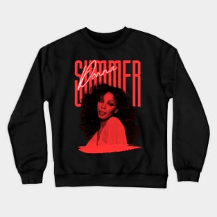 Donna summer///original retro fan art Crewneck Sweatshirt